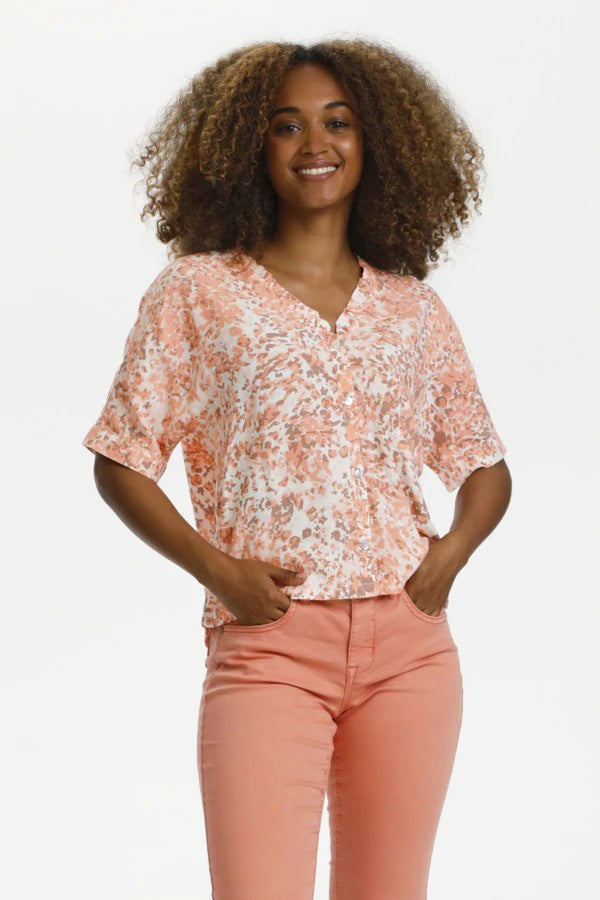 Ruffled Neck Blouse