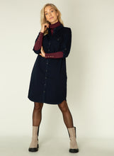 Load image into Gallery viewer, Navy Shirt Dress
