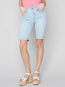 Denim Pull-On Bermuda Short
