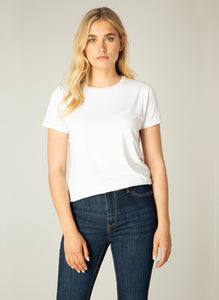Base Level Basic Cuffed T-shirt