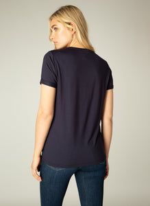 Base Level Basic Cuffed T-shirt