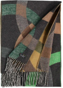 Fraas  Cashmink Scarf with Abstract Pattern