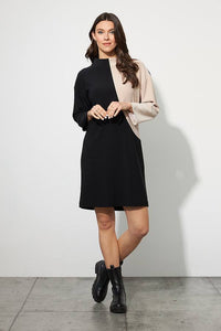 Joseph Ribkoff Two-Tone Colour Blocked Dress