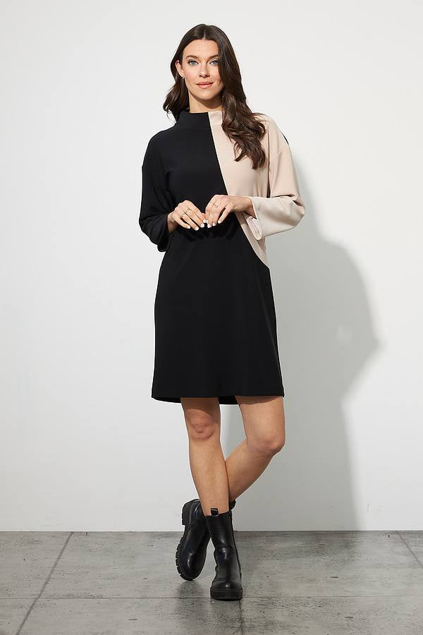 Joseph Ribkoff Two-Tone Colour Blocked Dress