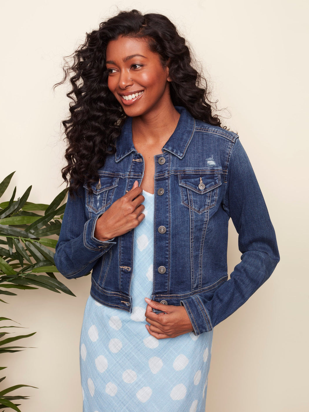 Cropped Denim Jacket