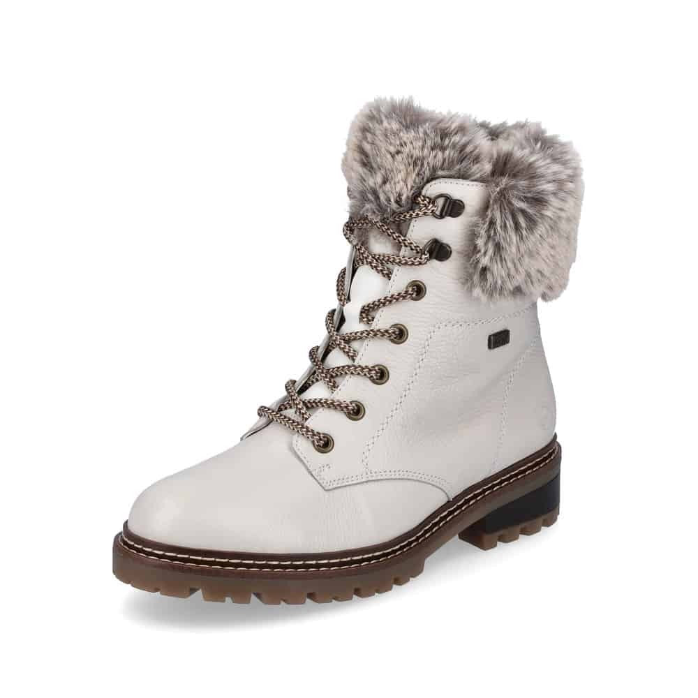 Remonte Faux Fur Trimmed boot with Fibre Grip