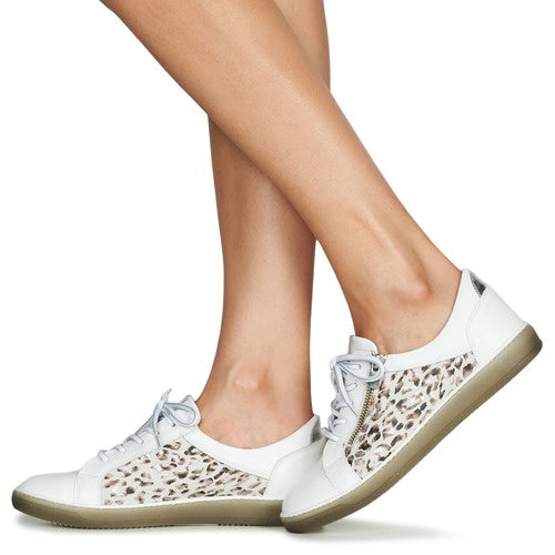 Dorking Karen Sneaker with Leopard Trim