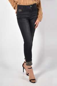 Frank Lyman Charcoal Denim Pant