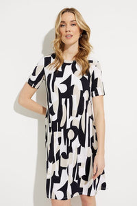 Joseph Ribkoff Print Dress with Pockets