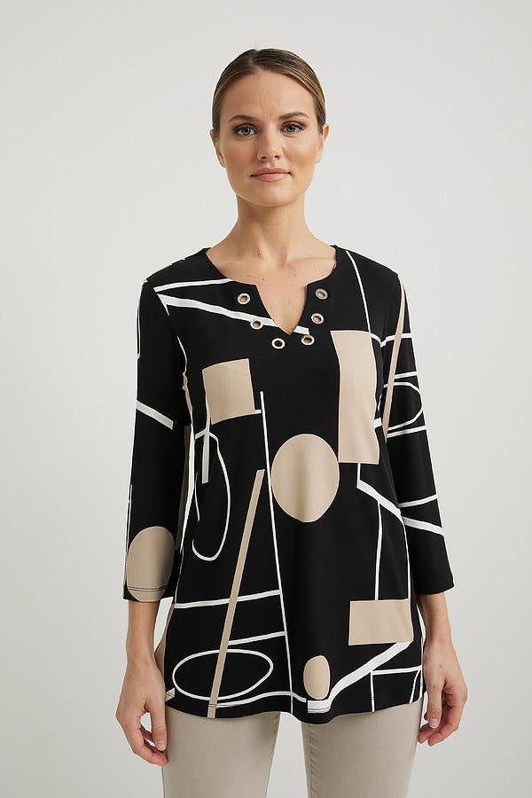 Joseph Ribkoff  Geometric Print Top