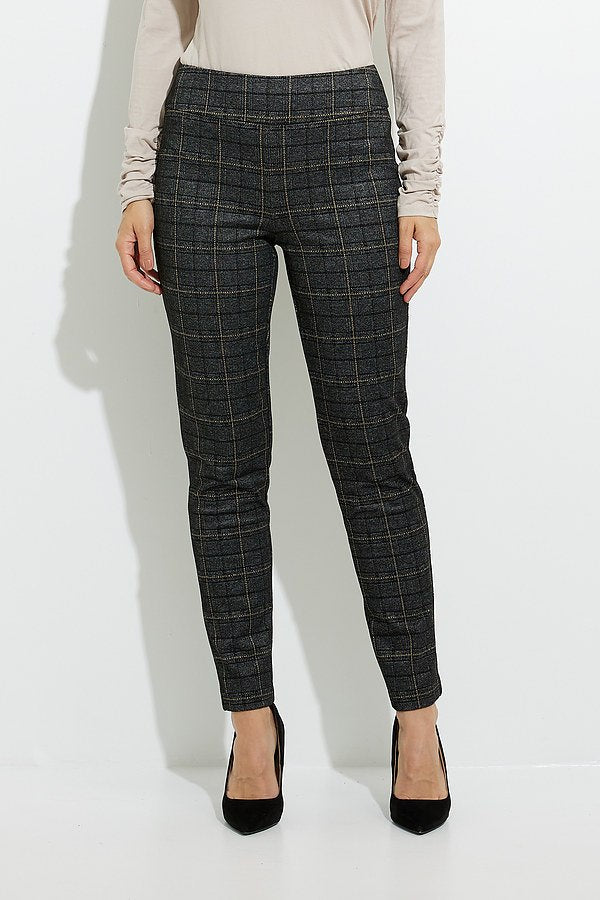 Joseph Ribkoff Contour Waist Plaid Pant