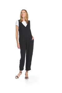 Crinkle Slip On Jumpsuit