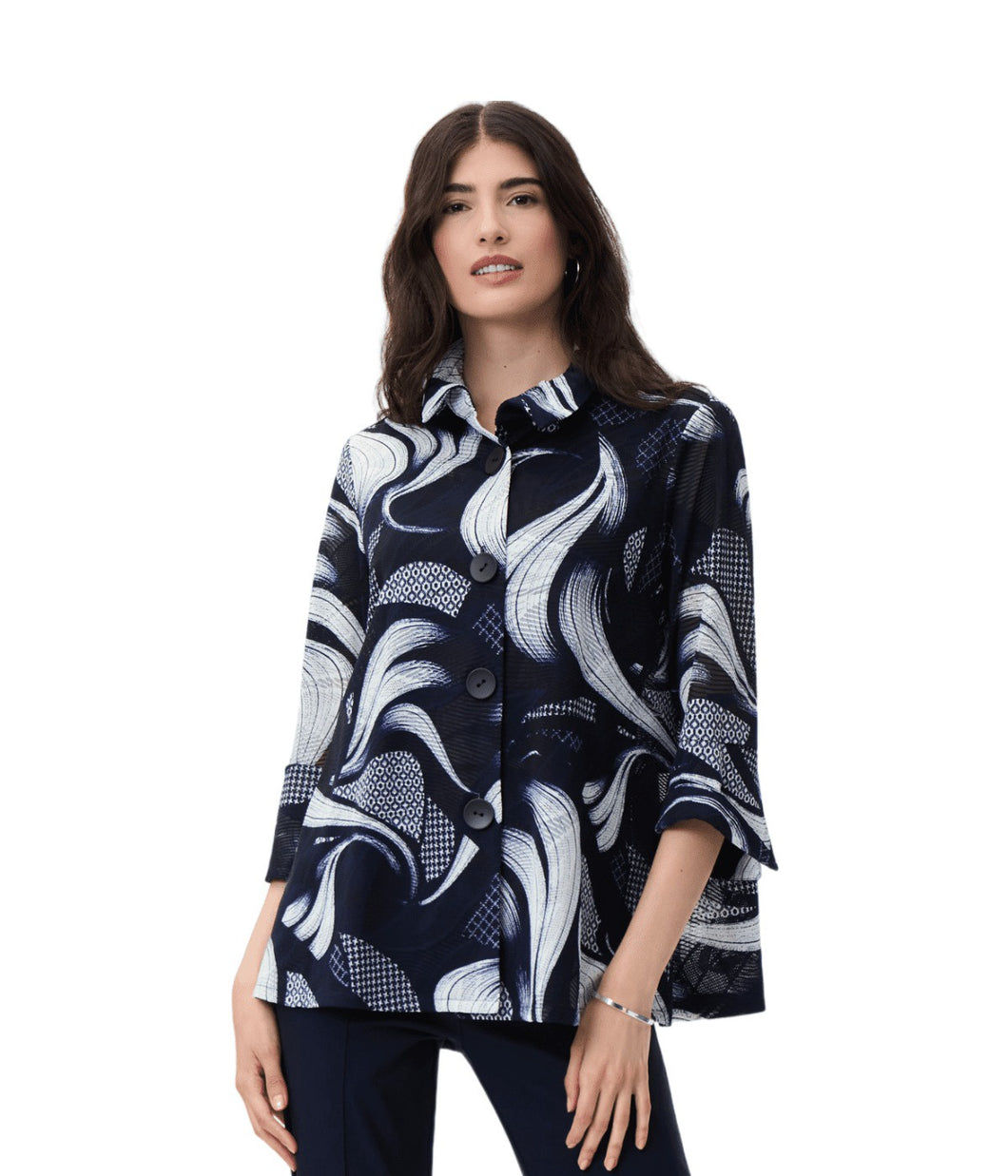 Joseph Ribkoff Swirl Print Jacket