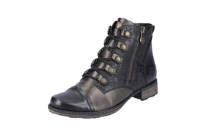 Remonte Aged Leather Ankle Boot