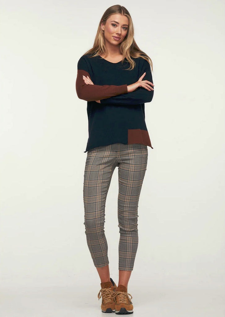 Zaket & Plover Two Tone Sweater