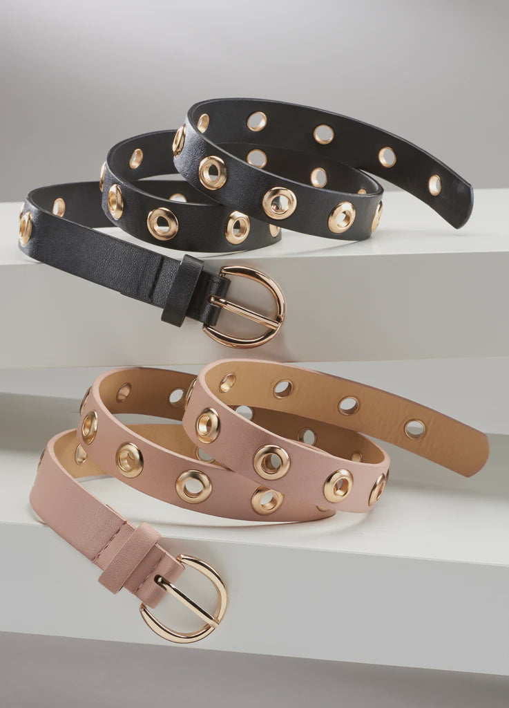 Narrow Belt with round Grommets