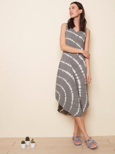 Celadon Tie-Dye Midi Dress