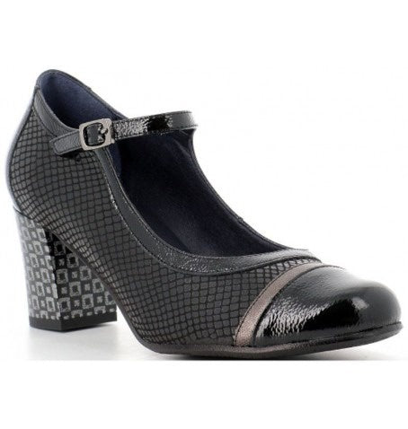 Dorking Rodin Mary Jane with Print Heel