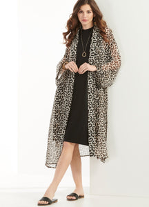 Bianca Leopard Kimono