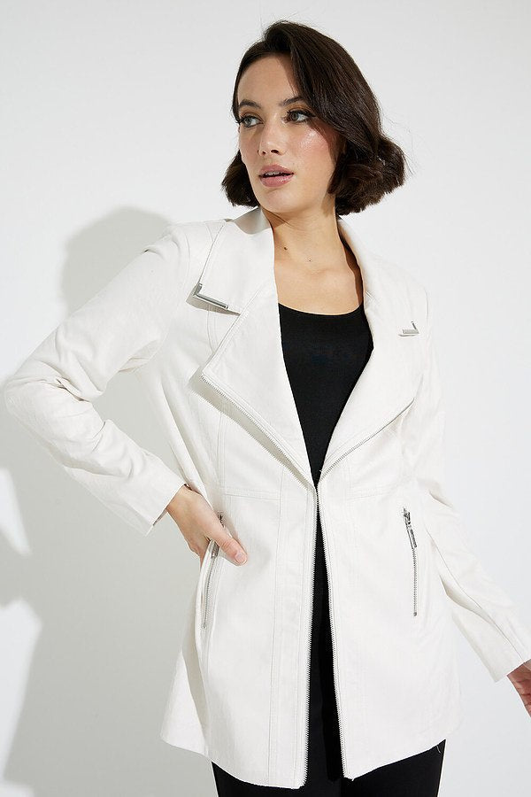 Joseph Ribkoff Longline Faux Suede Jacket