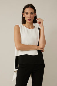 Joseph Ribkoff Colour Blocked Top