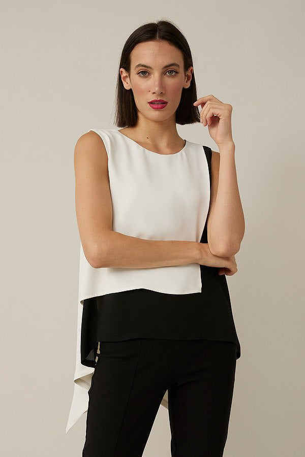 Joseph Ribkoff Colour Blocked Top