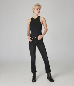 Lola Jeans Black Mid-Rise Straight Leg