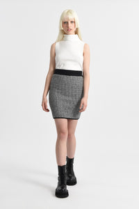 Graphic Knit Skirt