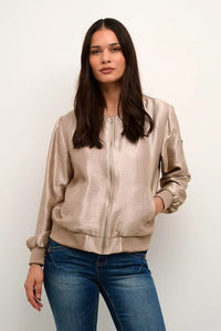 Silky Bomber Jacket
