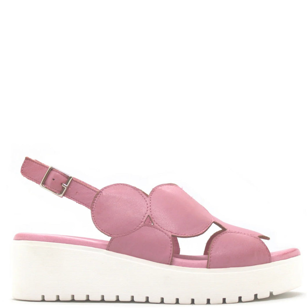 Oswel Pretty Pink Platform Sandal