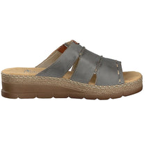 Load image into Gallery viewer, Rieker Wedge Slide with Stitch Trim
